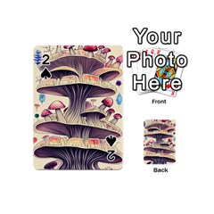 Magicians  Choice Mushroom Spellcharms Playing Cards 54 Designs (mini) by GardenOfOphir