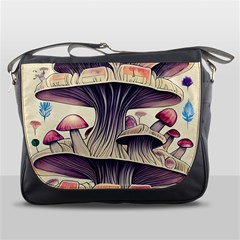 Magicians  Choice Mushroom Spellcharms Messenger Bag by GardenOfOphir