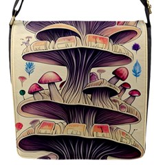 Magicians  Choice Mushroom Spellcharms Flap Closure Messenger Bag (s) by GardenOfOphir