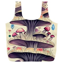 Magicians  Choice Mushroom Spellcharms Full Print Recycle Bag (xl) by GardenOfOphir