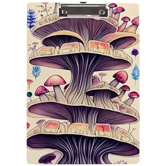 Magicians  Choice Mushroom Spellcharms A4 Acrylic Clipboard by GardenOfOphir