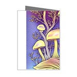 Glamour And Enchantment In Every Color Of The Mushroom Rainbow Mini Greeting Card Right