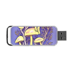 Glamour And Enchantment In Every Color Of The Mushroom Rainbow Portable Usb Flash (one Side) by GardenOfOphir