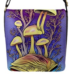 Glamour And Enchantment In Every Color Of The Mushroom Rainbow Flap Closure Messenger Bag (s) by GardenOfOphir