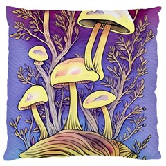 Glamour And Enchantment In Every Color Of The Mushroom Rainbow Standard Premium Plush Fleece Cushion Case (one Side) by GardenOfOphir