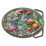 Mushroom Mojo For All Your Magic Spells Belt Buckles Front