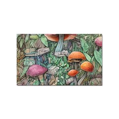 Mushroom Mojo For All Your Magic Spells Sticker Rectangular (10 Pack) by GardenOfOphir