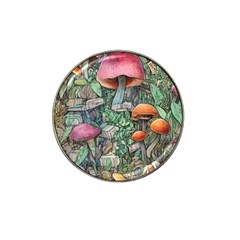 Mushroom Mojo For All Your Magic Spells Hat Clip Ball Marker (4 Pack) by GardenOfOphir