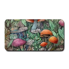 Mushroom Mojo For All Your Magic Spells Medium Bar Mat by GardenOfOphir