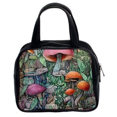 Mushroom Mojo For All Your Magic Spells Classic Handbag (two Sides) by GardenOfOphir