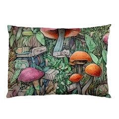 Mushroom Mojo For All Your Magic Spells Pillow Case by GardenOfOphir