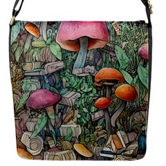 Mushroom Mojo For All Your Magic Spells Flap Closure Messenger Bag (s) by GardenOfOphir