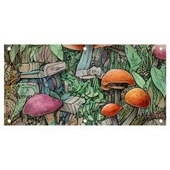 Mushroom Mojo For All Your Magic Spells Banner And Sign 4  X 2  by GardenOfOphir