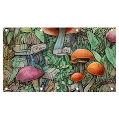 Mushroom Mojo For All Your Magic Spells Banner And Sign 7  X 4  by GardenOfOphir