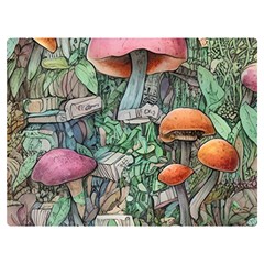 Mushroom Mojo For All Your Magic Spells Premium Plush Fleece Blanket (extra Small) by GardenOfOphir