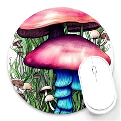 Necromancy Toadstool Round Mousepad by GardenOfOphir