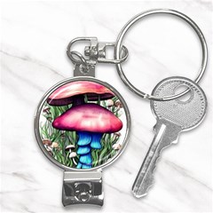 Necromancy Toadstool Nail Clippers Key Chain