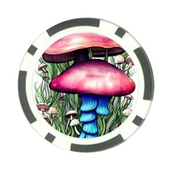 Necromancy Toadstool Poker Chip Card Guard by GardenOfOphir