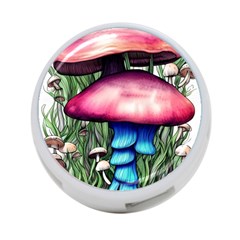 Necromancy Toadstool 4-port Usb Hub (one Side) by GardenOfOphir