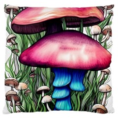 Necromancy Toadstool Large Cushion Case (two Sides) by GardenOfOphir