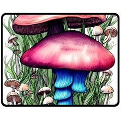 Necromancy Toadstool Fleece Blanket (medium) by GardenOfOphir