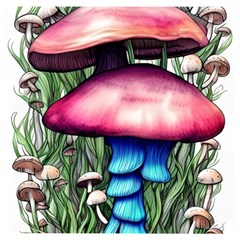 Necromancy Toadstool Wooden Puzzle Square by GardenOfOphir