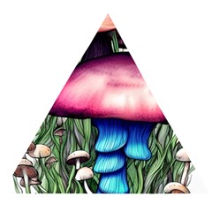 Necromancy Toadstool Wooden Puzzle Triangle by GardenOfOphir