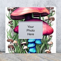 Necromancy Toadstool White Wall Photo Frame 5  X 7 