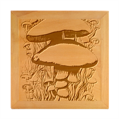 Necromancy Toadstool Wood Photo Frame Cube