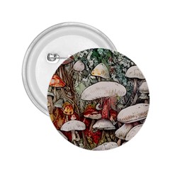 Magician s Toadstool 2 25  Buttons by GardenOfOphir