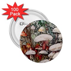 Magician s Toadstool 2 25  Buttons (100 Pack)  by GardenOfOphir