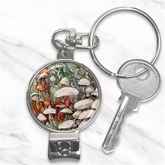 Magician s Toadstool Nail Clippers Key Chain by GardenOfOphir