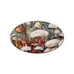 Magician s Toadstool Sticker Oval (100 pack) Front