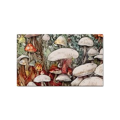 Magician s Toadstool Sticker Rectangular (100 Pack) by GardenOfOphir