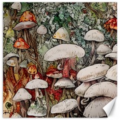 Magician s Toadstool Canvas 12  X 12  by GardenOfOphir