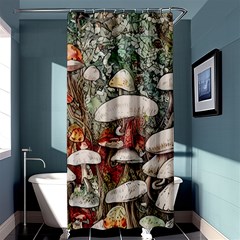 Magician s Toadstool Shower Curtain 36  X 72  (stall)  by GardenOfOphir