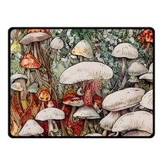 Magician s Toadstool Fleece Blanket (small) by GardenOfOphir