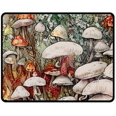 Magician s Toadstool Fleece Blanket (medium) by GardenOfOphir