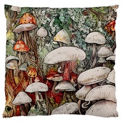 Magician s Toadstool Standard Premium Plush Fleece Cushion Case (one Side) by GardenOfOphir