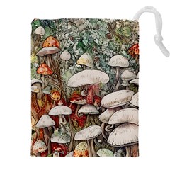 Magician s Toadstool Drawstring Pouch (4xl) by GardenOfOphir