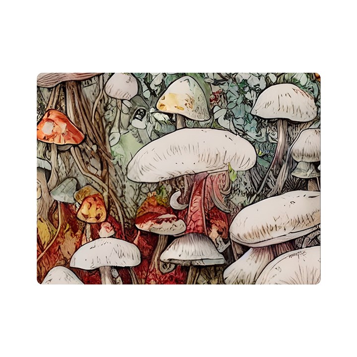 Magician s Toadstool One Side Premium Plush Fleece Blanket (Mini)