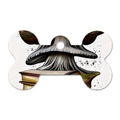 Conjurer s Toadstool Dog Tag Bone (one Side) by GardenOfOphir