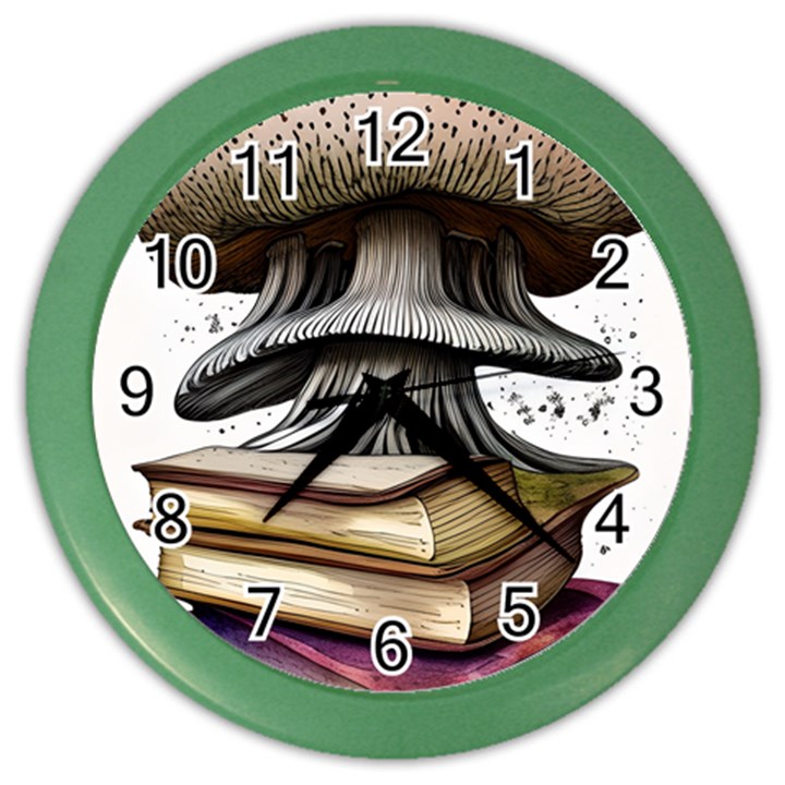 Conjurer s Toadstool Color Wall Clock