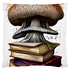 Conjurer s Toadstool Standard Premium Plush Fleece Cushion Case (one Side) by GardenOfOphir