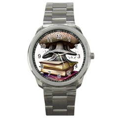 Conjurer s Toadstool Sport Metal Watch by GardenOfOphir