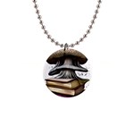 Conjurer s Toadstool 1  Button Necklace Front