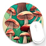 Sorcery Toadstool Round Mousepad Front