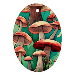 Sorcery Toadstool Ornament (oval) by GardenOfOphir