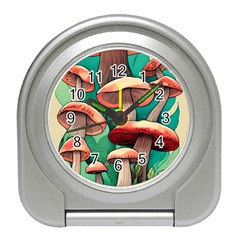 Sorcery Toadstool Travel Alarm Clock by GardenOfOphir