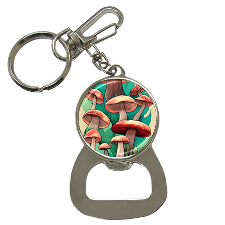 Sorcery Toadstool Bottle Opener Key Chain